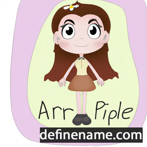 Aprille cartoon