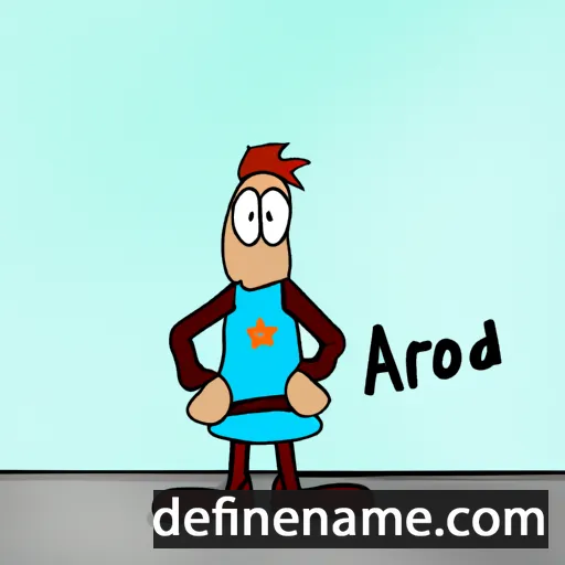 cartoon of the name Apród