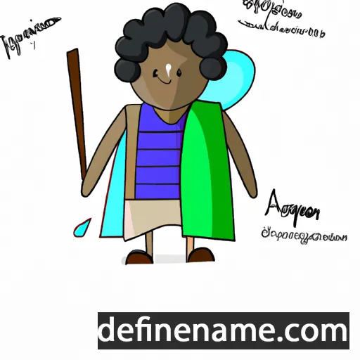 cartoon of the name Apsephion