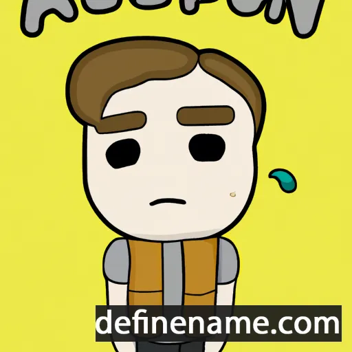 cartoon of the name Apson