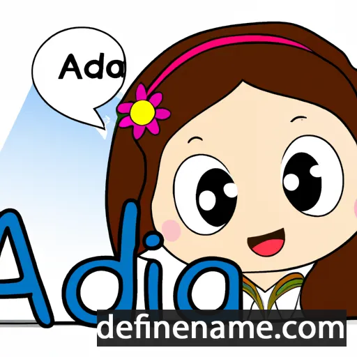 cartoon of the name Aqida