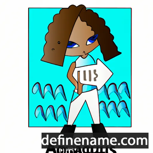 cartoon of the name Aquarius