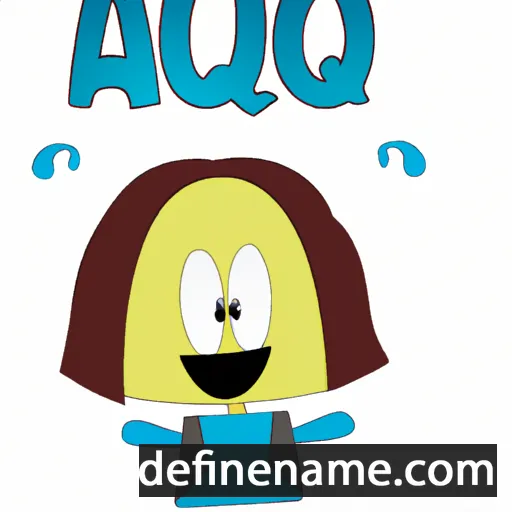 Aqueu cartoon