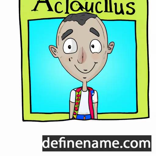 cartoon of the name Aquillius