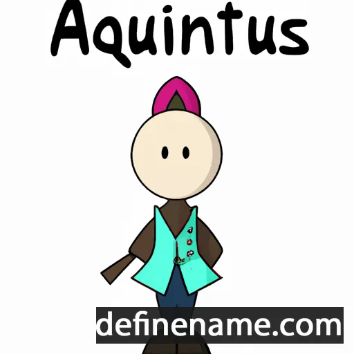 Aquintis cartoon