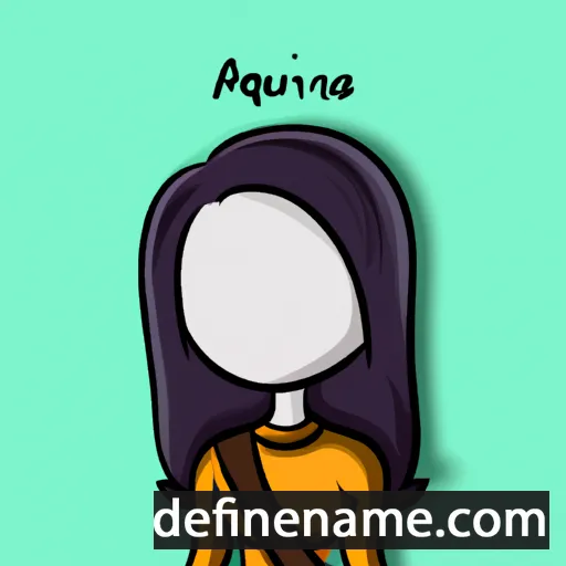 Aqvilina cartoon