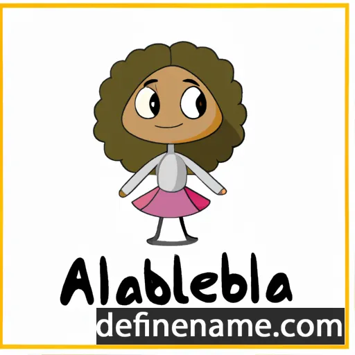 cartoon of the name Arabel·la