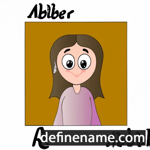 cartoon of the name Arabeth