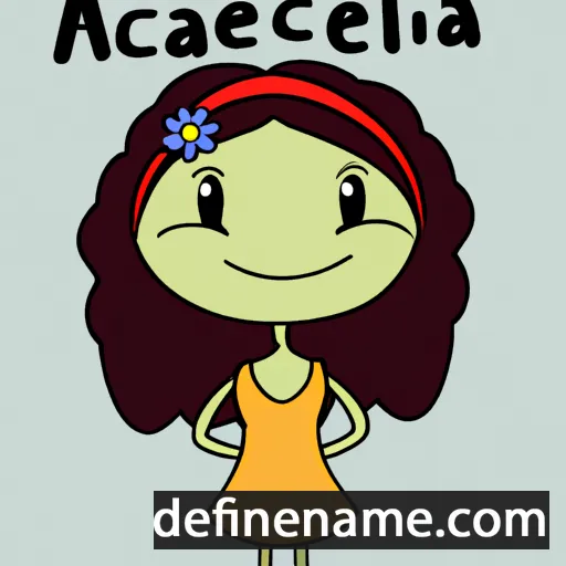 cartoon of the name Aracelia