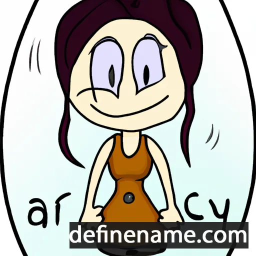 cartoon of the name Aracy