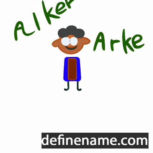 cartoon of the name Arakel