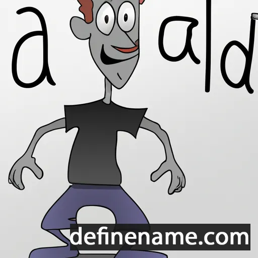 cartoon of the name Arald