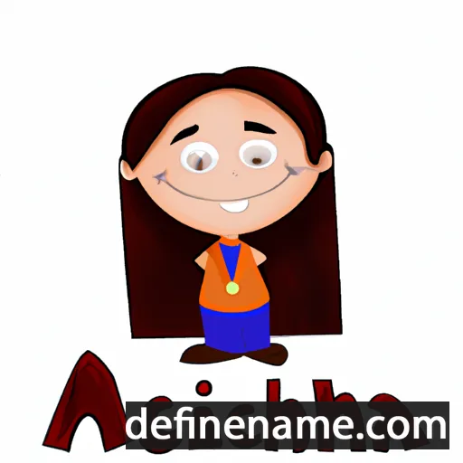 cartoon of the name Arancha