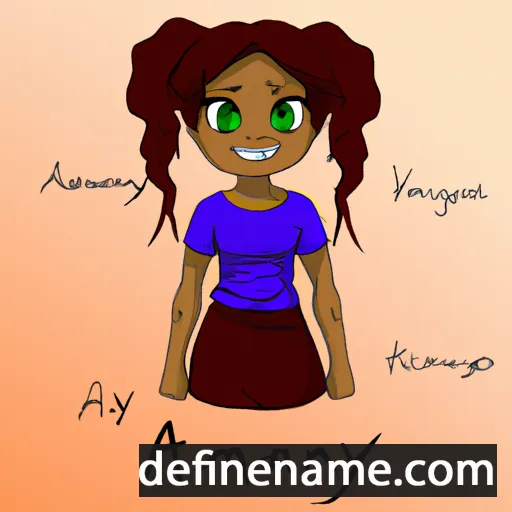 cartoon of the name Aranya