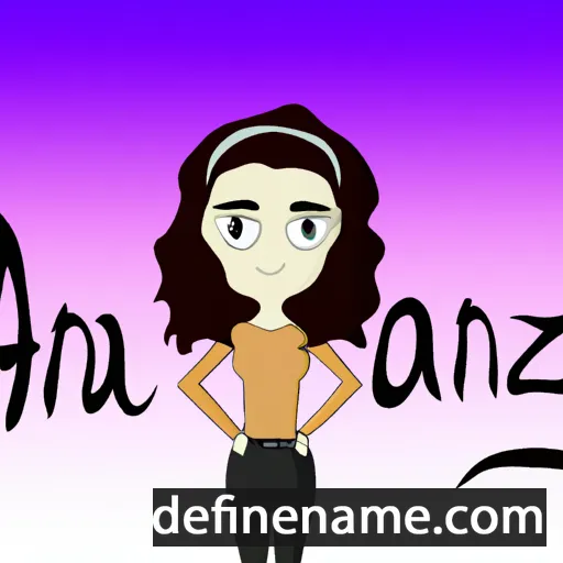 cartoon of the name Aranza