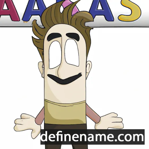 cartoon of the name Aras