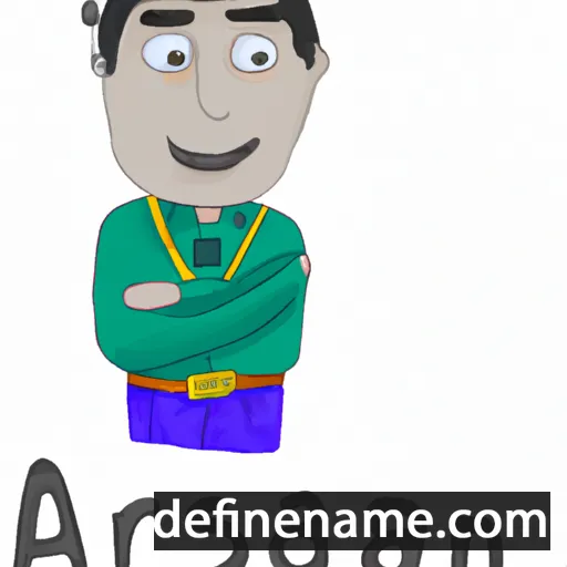 cartoon of the name Arasan