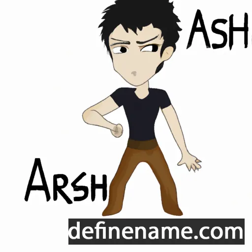 cartoon of the name Arashi