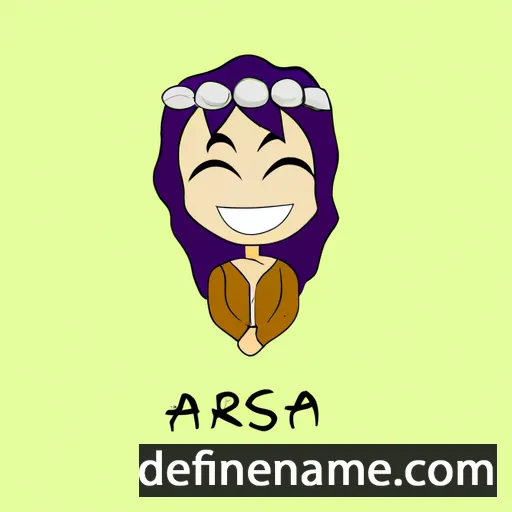 cartoon of the name Arasia