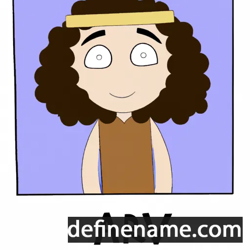 cartoon of the name Arava