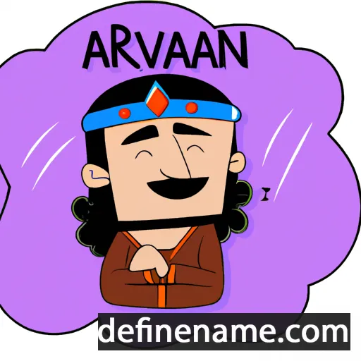 cartoon of the name Aravan