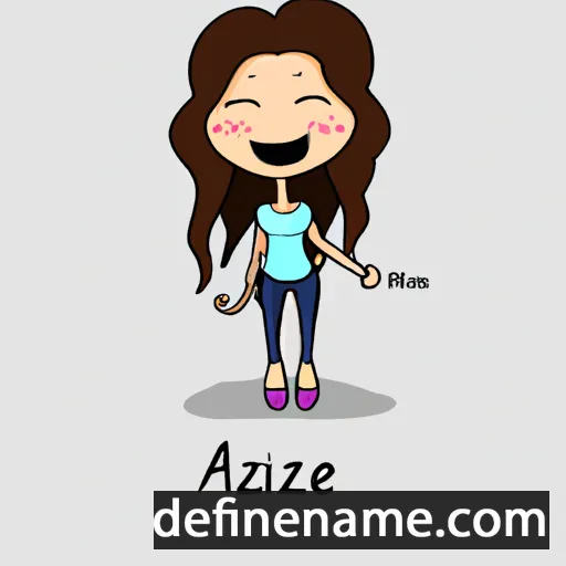 cartoon of the name Arazeli