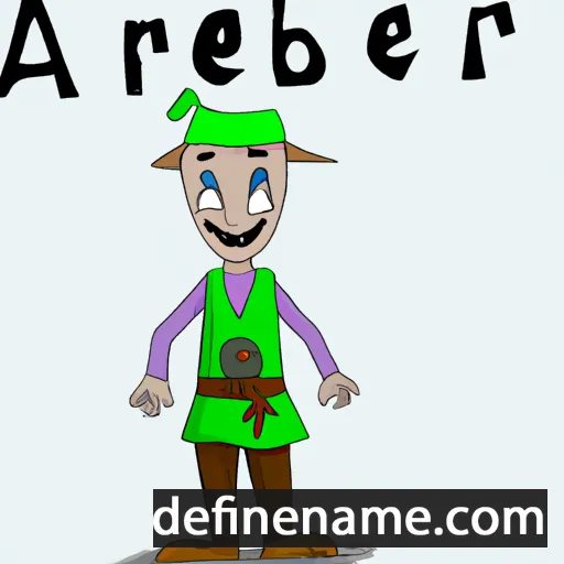 cartoon of the name Arbënor