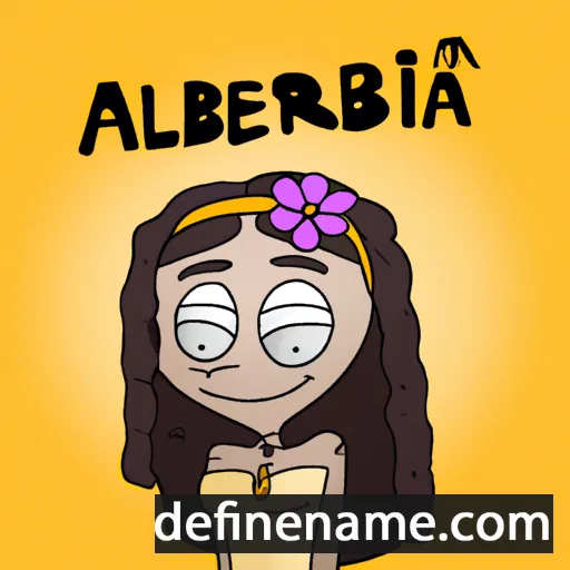 cartoon of the name Arbela