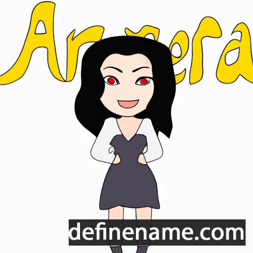 cartoon of the name Arbena