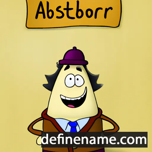 cartoon of the name Arbogast