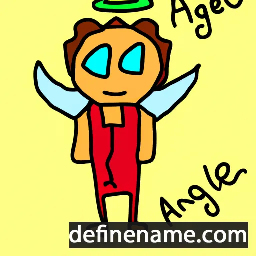 cartoon of the name Arcángelo