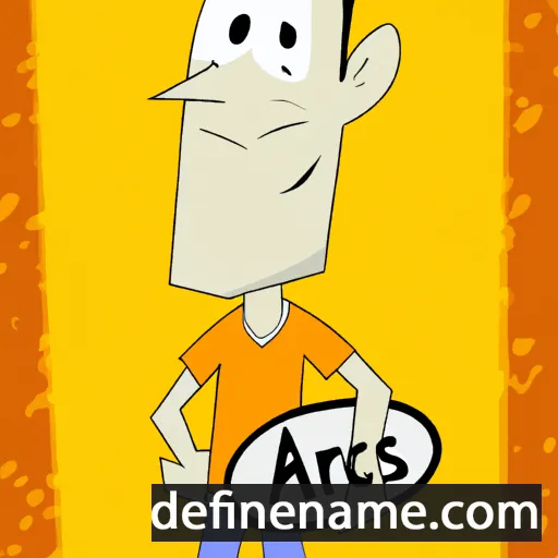 cartoon of the name Arcas