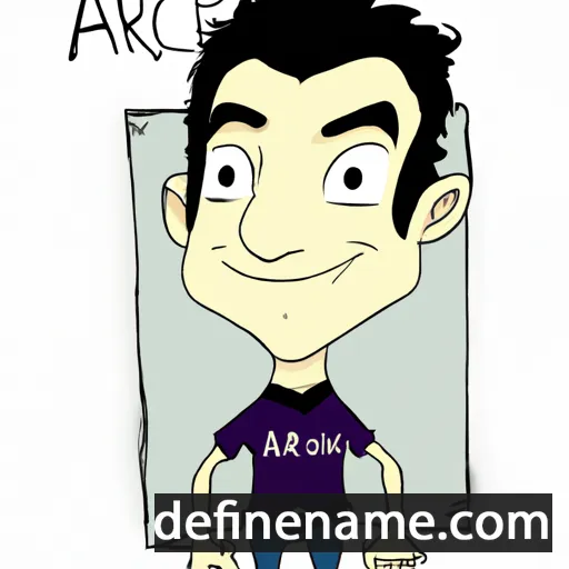 cartoon of the name Arceli