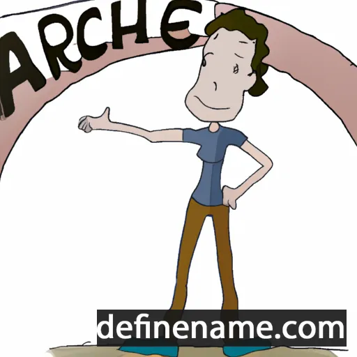 cartoon of the name Arche