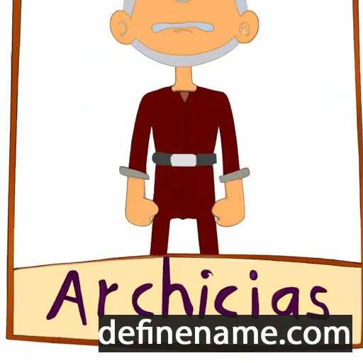 cartoon of the name Archias