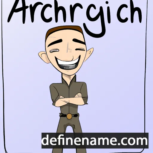 cartoon of the name Archyn