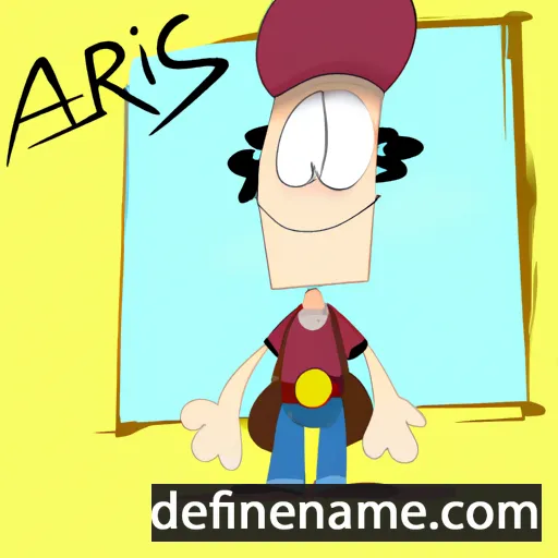 cartoon of the name Arciš