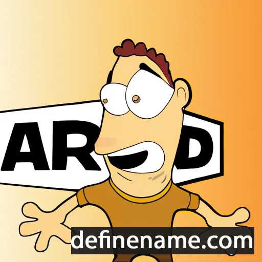 cartoon of the name Ard