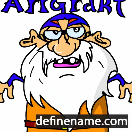 cartoon of the name Ardagast