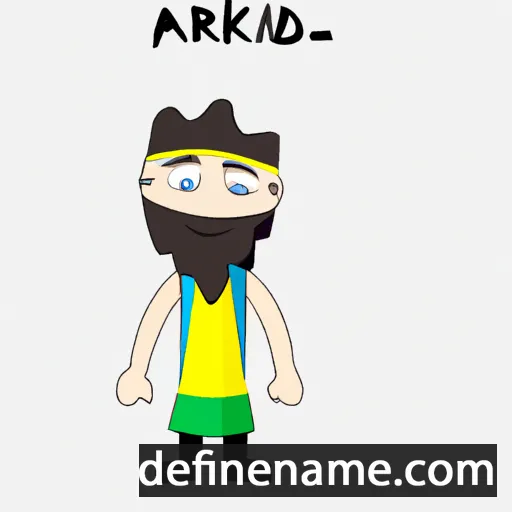 cartoon of the name Ardarik