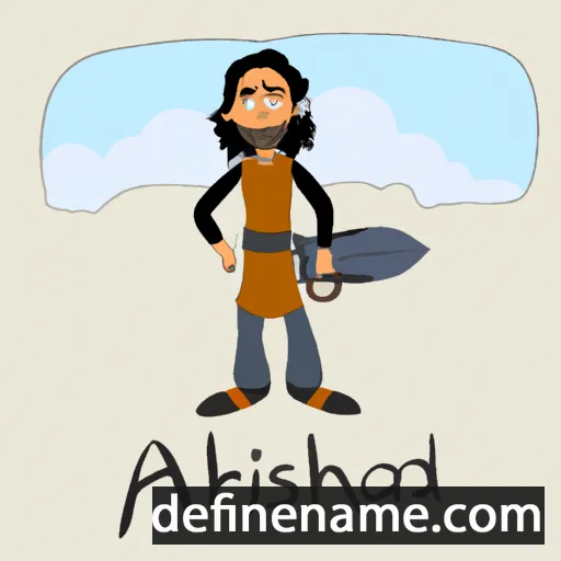 cartoon of the name Ardashel