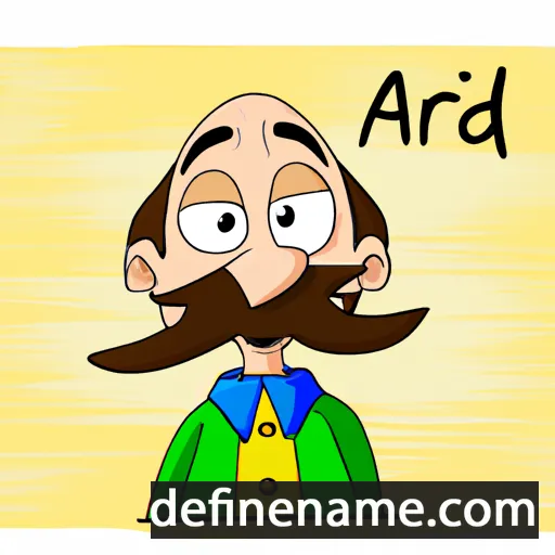 cartoon of the name Ardî