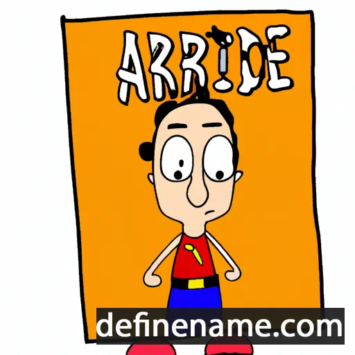 cartoon of the name Ardice