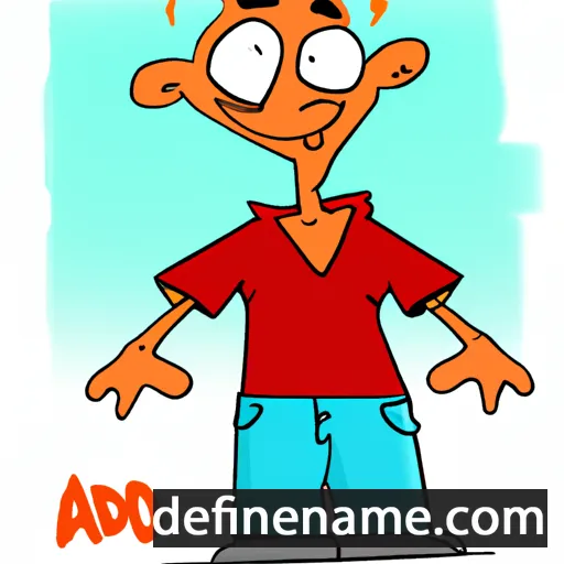 cartoon of the name Ardo