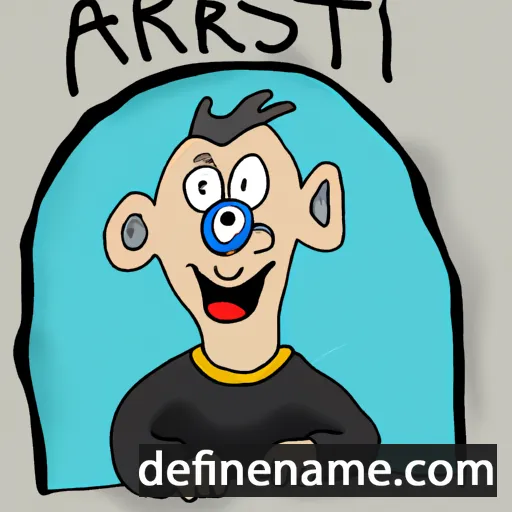 Arétász cartoon