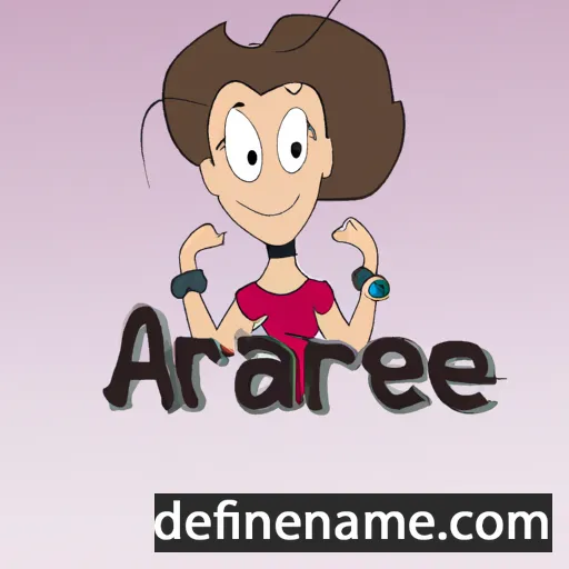 cartoon of the name Arété