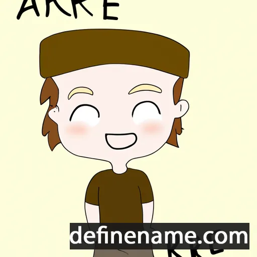 cartoon of the name Aree