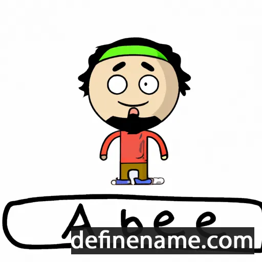 cartoon of the name Areeb