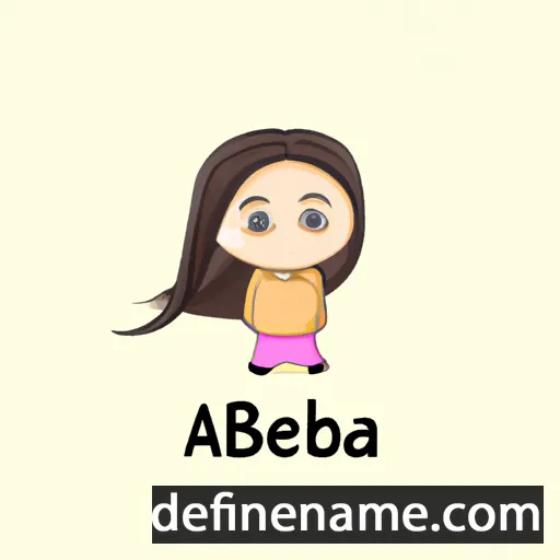 cartoon of the name Areeba