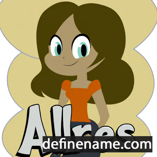 cartoon of the name Arelis